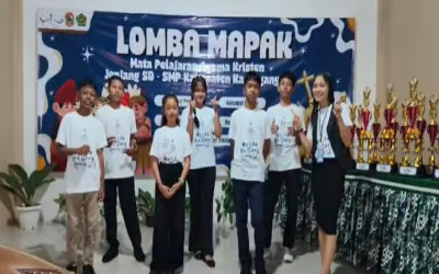 Siswa-Siswi SMP Negeri 1 Jumantono Tampil Bersemangat dalam Lomba MAPAK Tingkat Kabupaten Karanganyar 2026