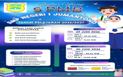 DAFTAR ULANG SMP NEGERI 1 JUMANTONO