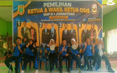 Persiapan Pilketos SMP Negeri 1 Jumantono Periode 2026/2027 Berlangsung Antusias